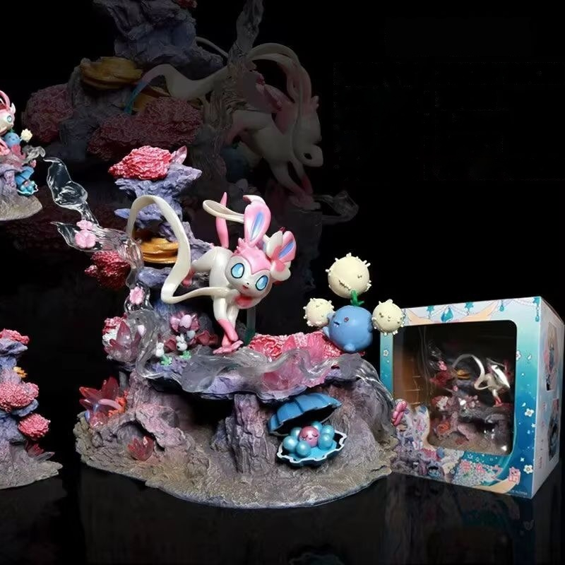 Home Decor Statue - Gk Figure Sylveon Shroomish Clamperl Fairy