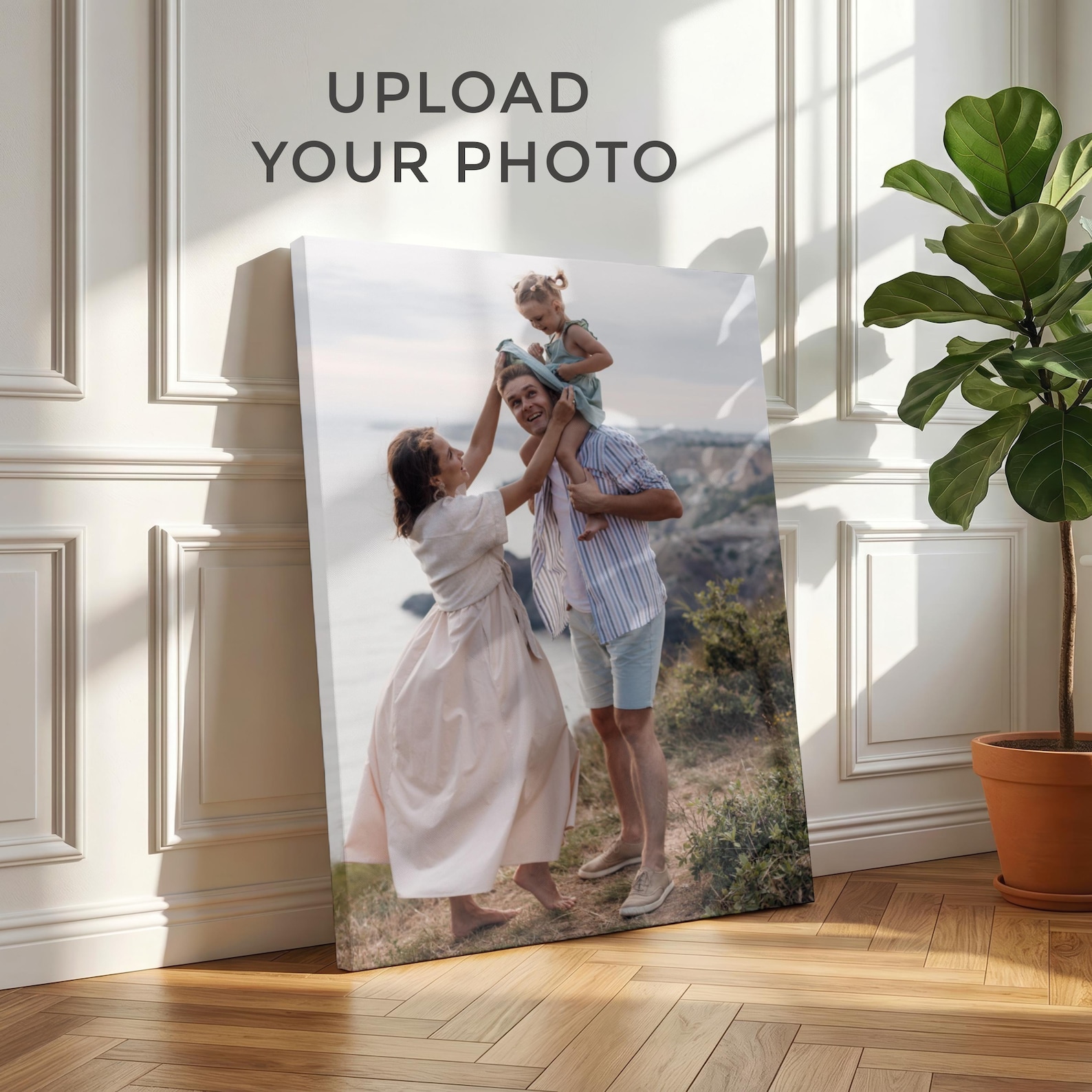 Home Decor Inspo - Personalized Photo Canvas, Custom Family Wall