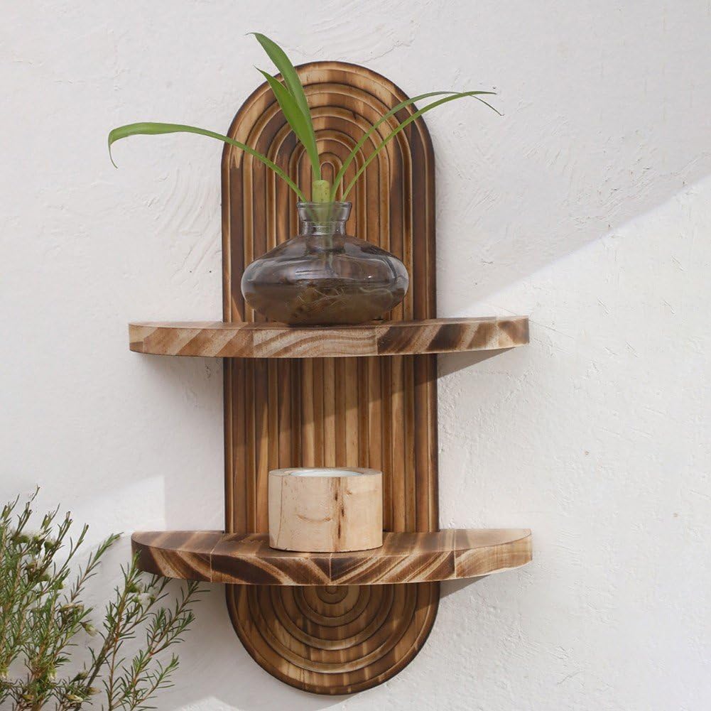 Floating Shelves - Bohemian Rainbow Hanging Wall Shelf 2