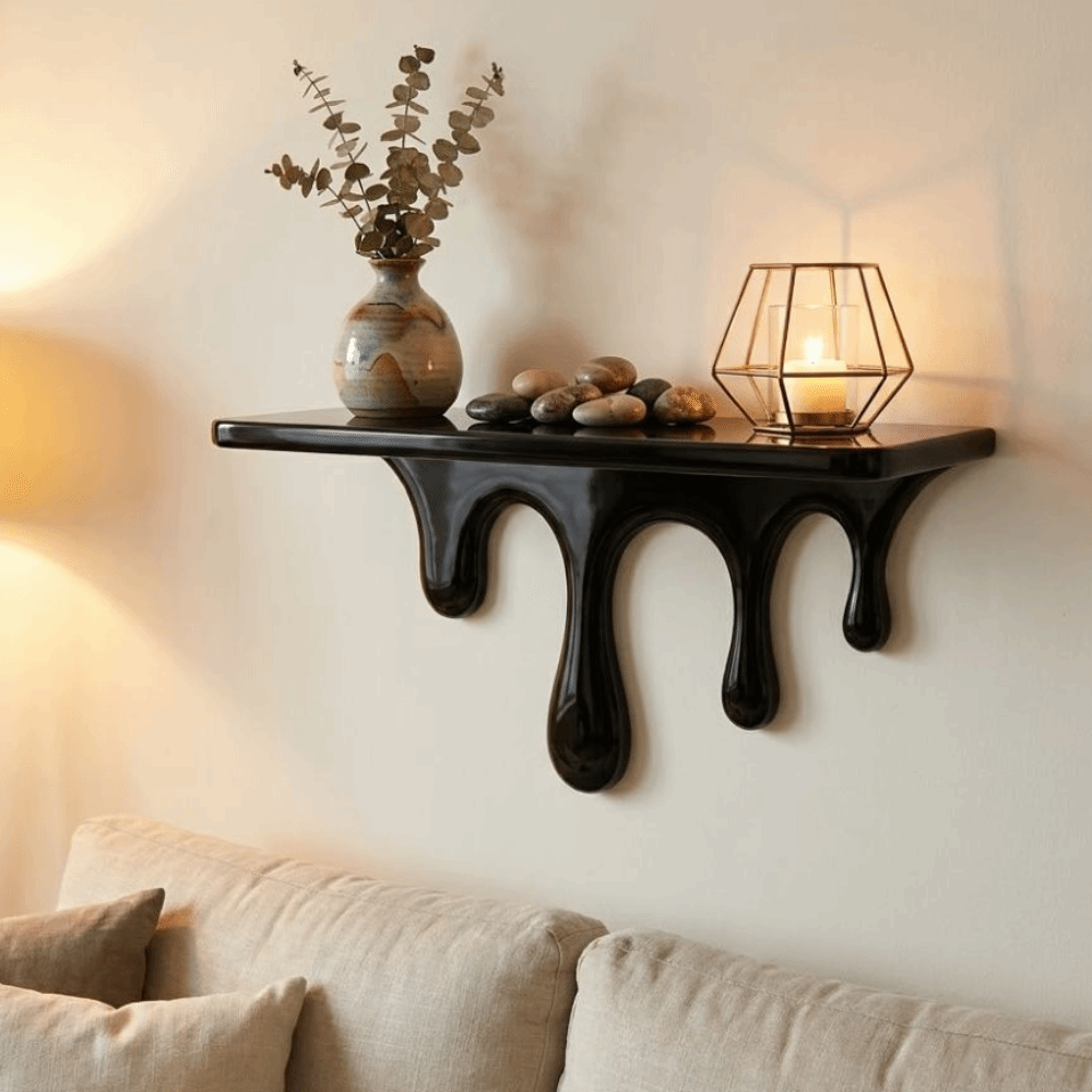Floating Shelves - Classic 3D Printed Drip Floating Shelf