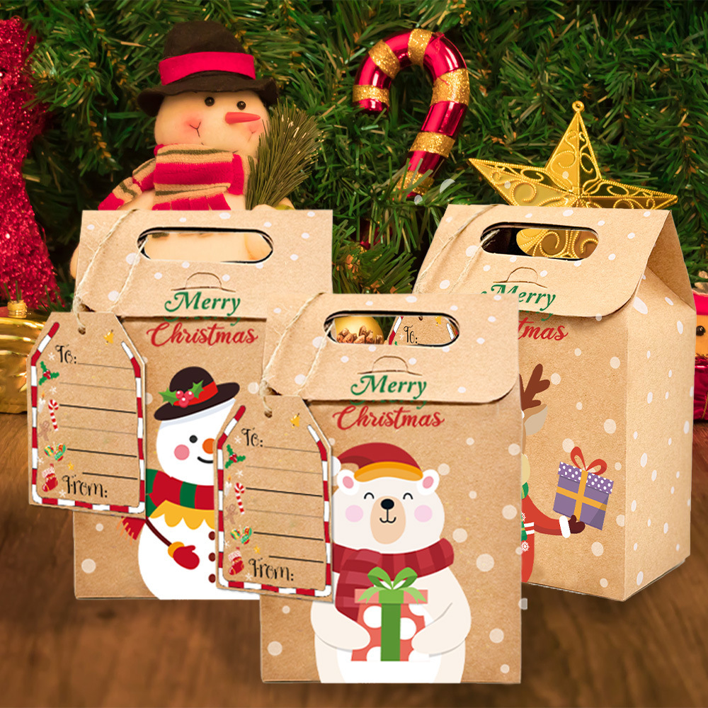 Home Decor Xmas Gifts - 24Pcs Christmas Candy Gift Box with