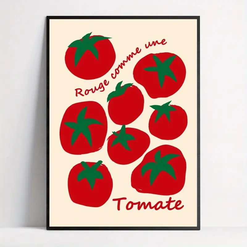Modern Colorful Red Tomatoes W - Home Decor Nepal ulasan dan harga