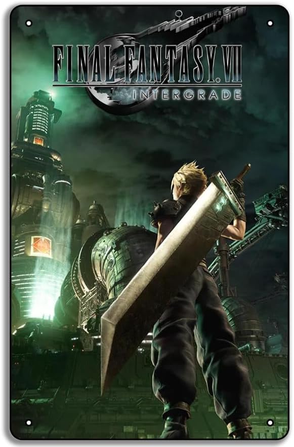Final Fantasy VII Game Poster  - Home Decor Games Free ulasan dan harga