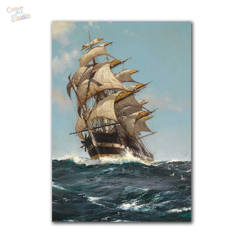 2026 Canvas Paintings Seascape - Home Decor Mirror ulasan dan harga