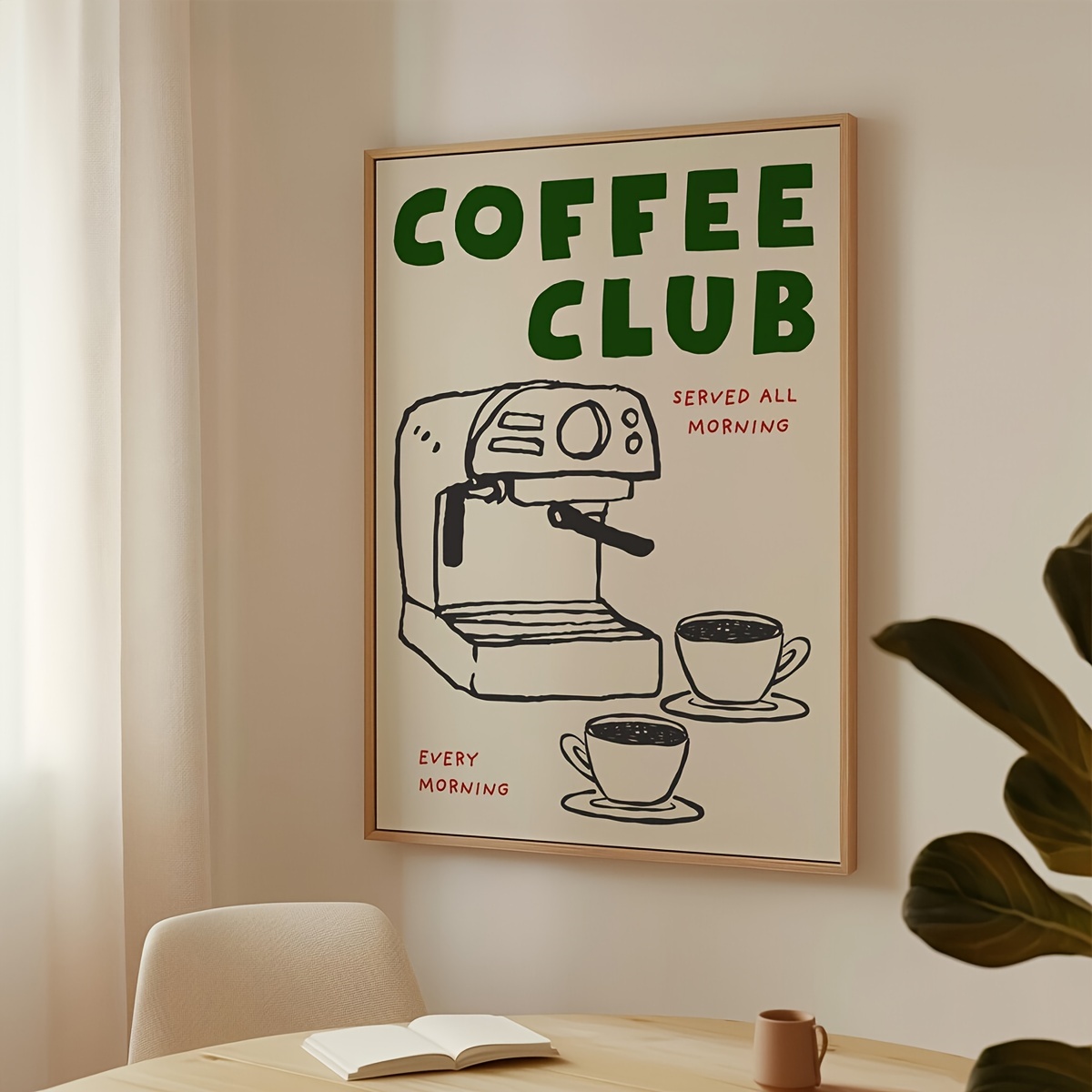 1pc frameless Cartoon Animal T - Home Decor Minimal ulasan dan harga