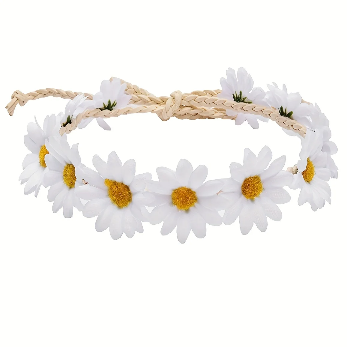 1pc Boho Chic Daisy Hair Wreat - Home Decor Daisy ulasan dan harga