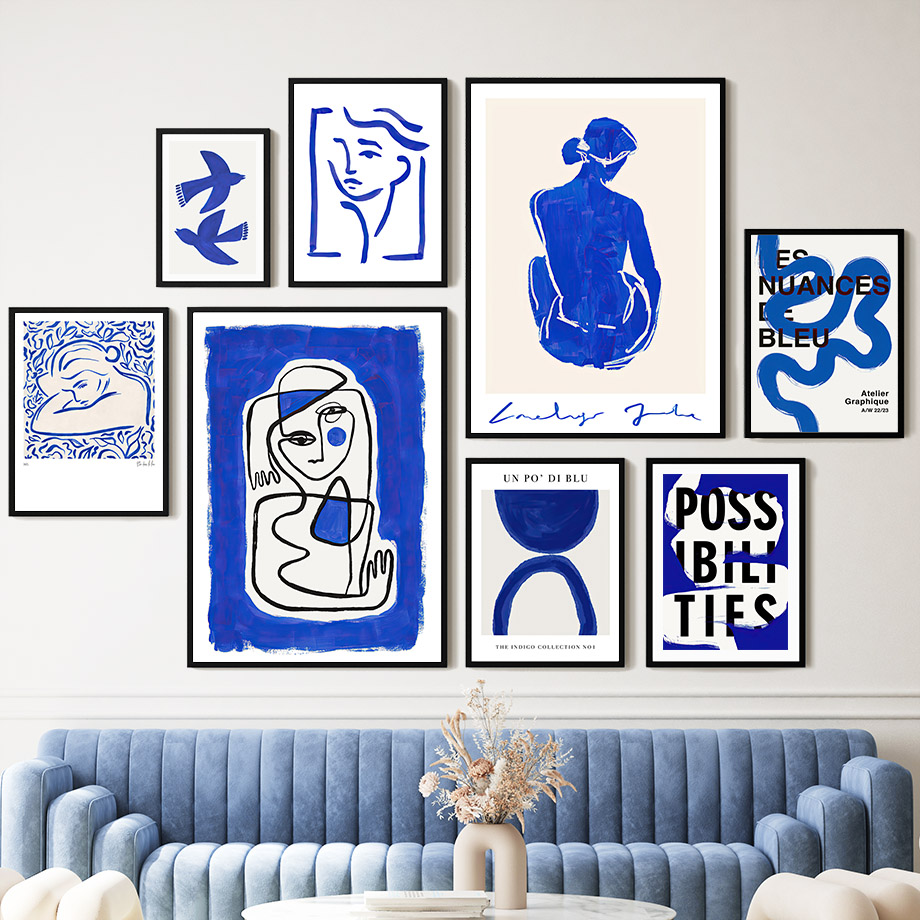 Wall Art Mural Print Canvas Pi - Home Decor Minimal ulasan dan harga