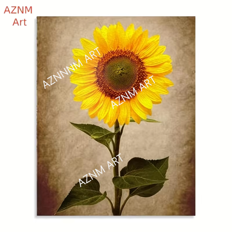 1/3PCS Deco Sunflower Canvas W - Home Decor Minimalist Style ulasan dan harga