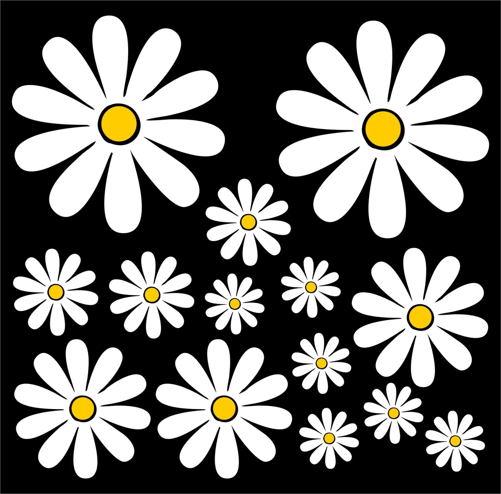 15cm Daisy Exterior Cute, PVC  - Home Decor Daisy ulasan dan harga