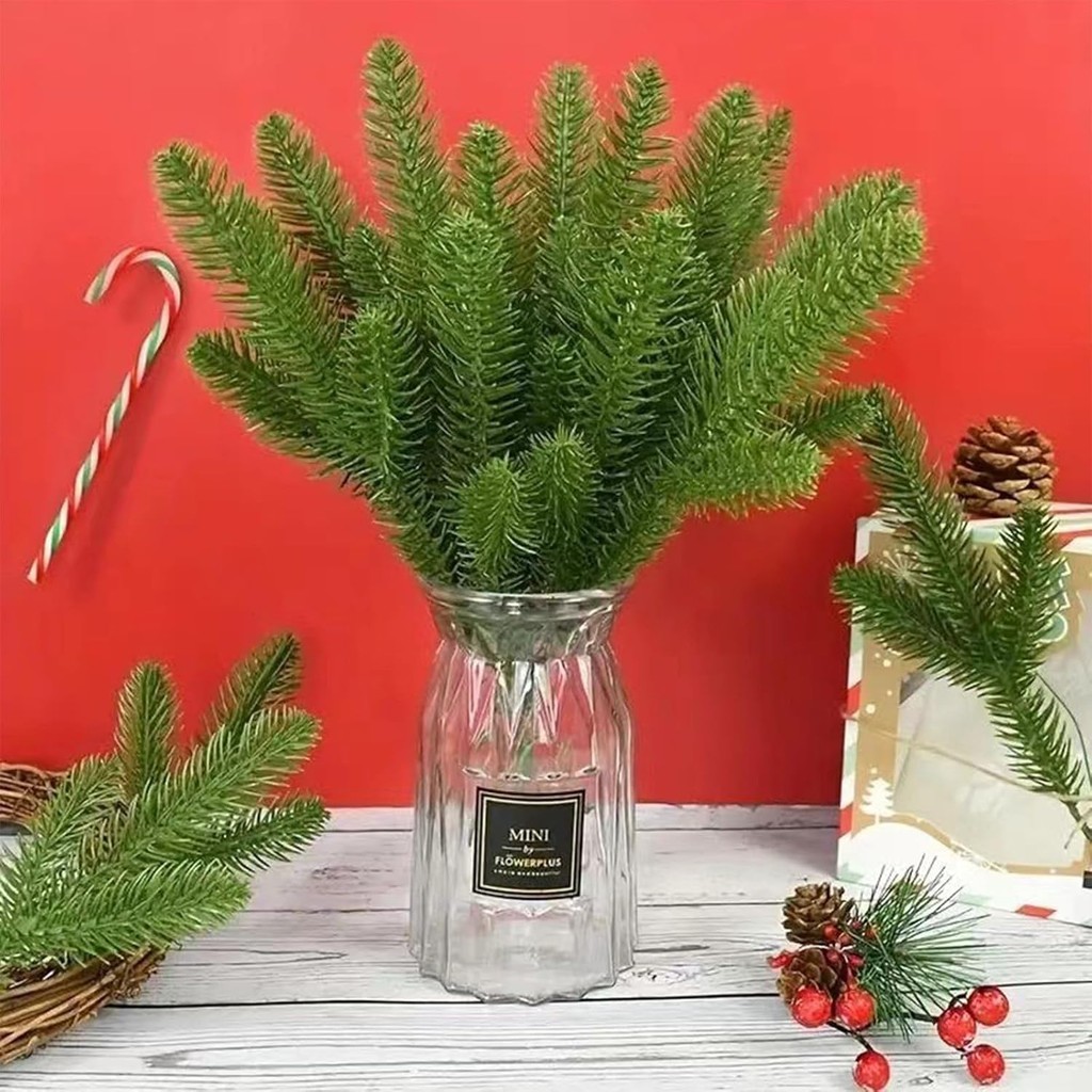 20Pcs Christmas Artificial Pin - Home Decor Xmas Gifts ulasan dan harga