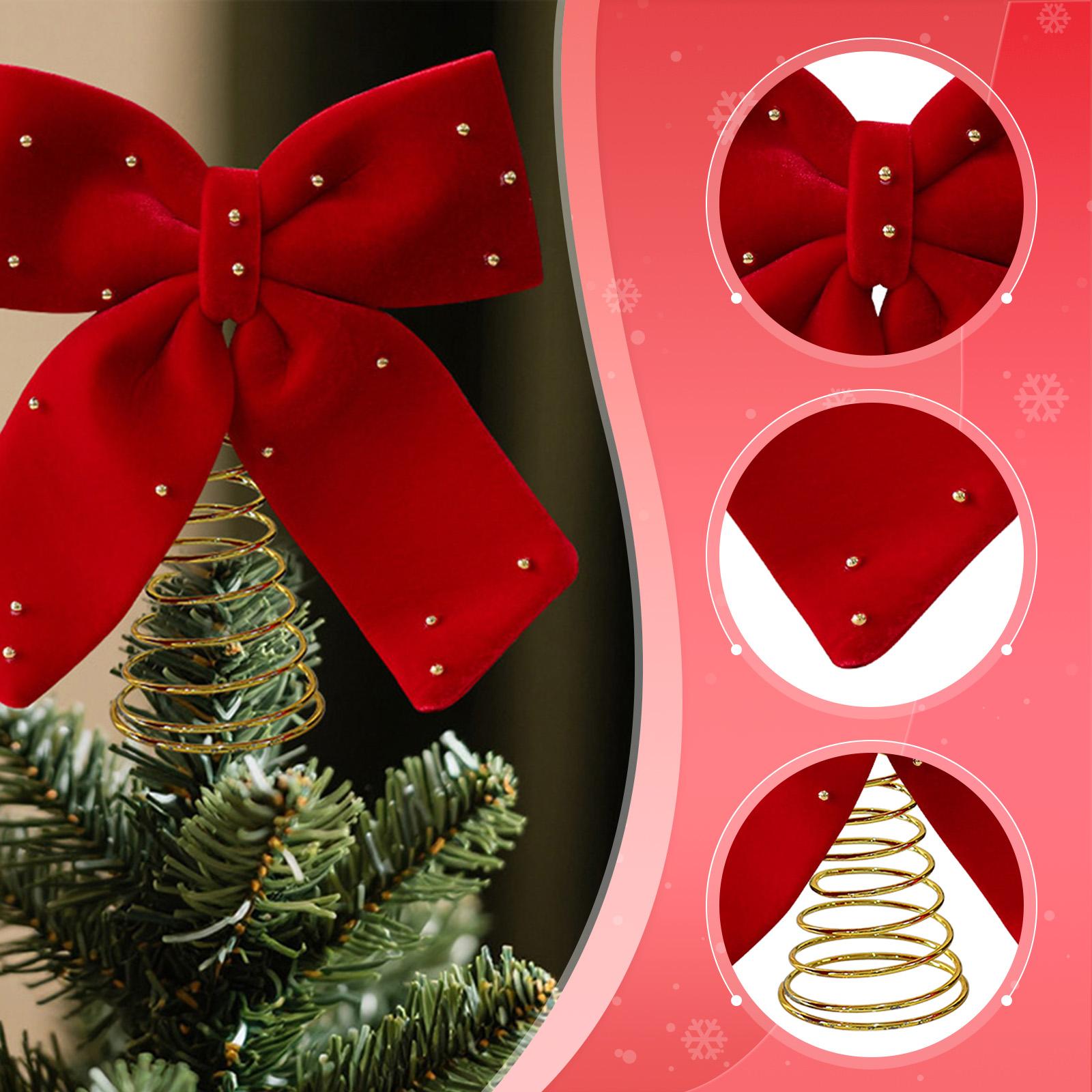 Elegant Red Bowknot Christmas  - Home Xmas Decor Ideas ulasan dan harga