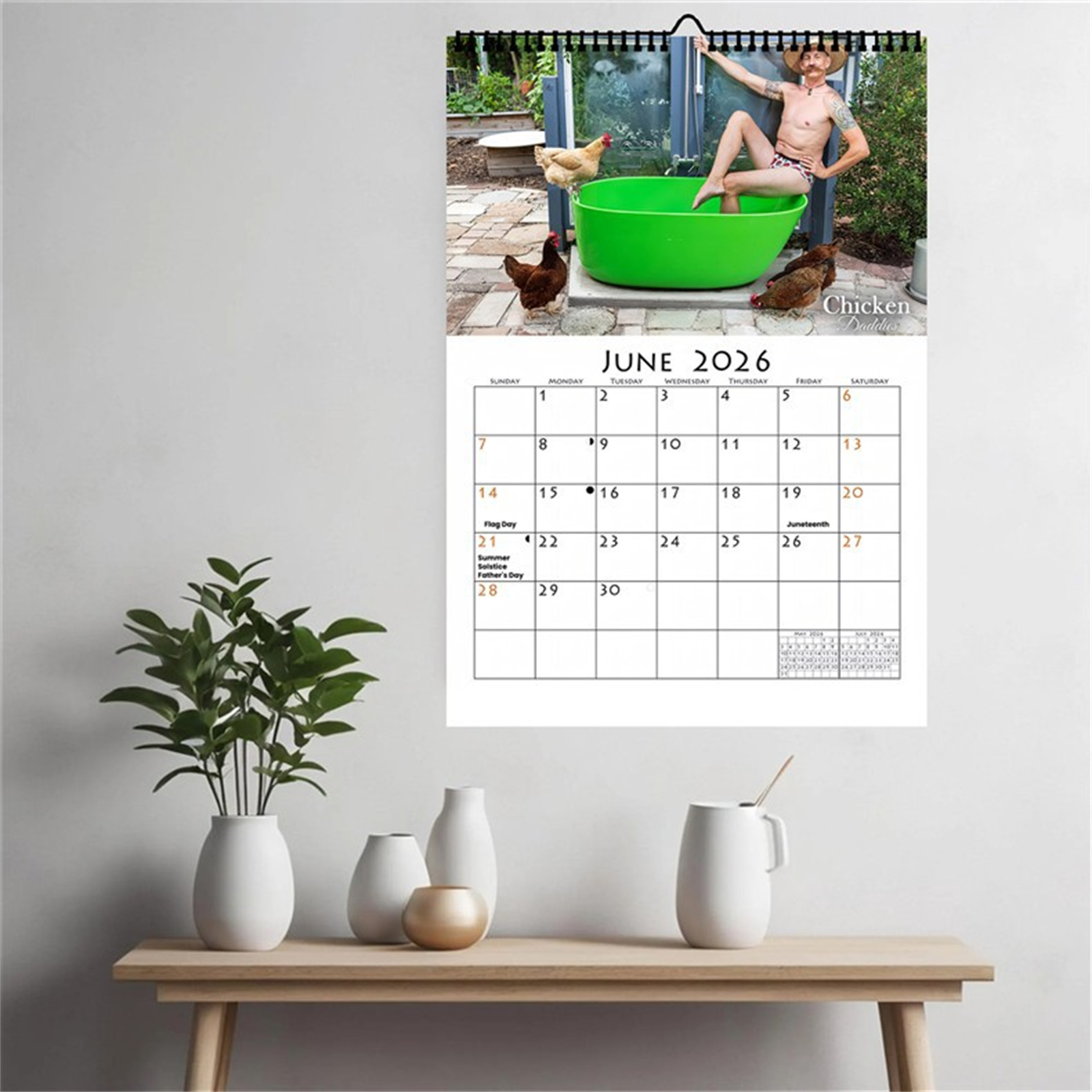 2026 Funny Chicken Daddy Wall  - Home Decor Inspo ulasan dan harga