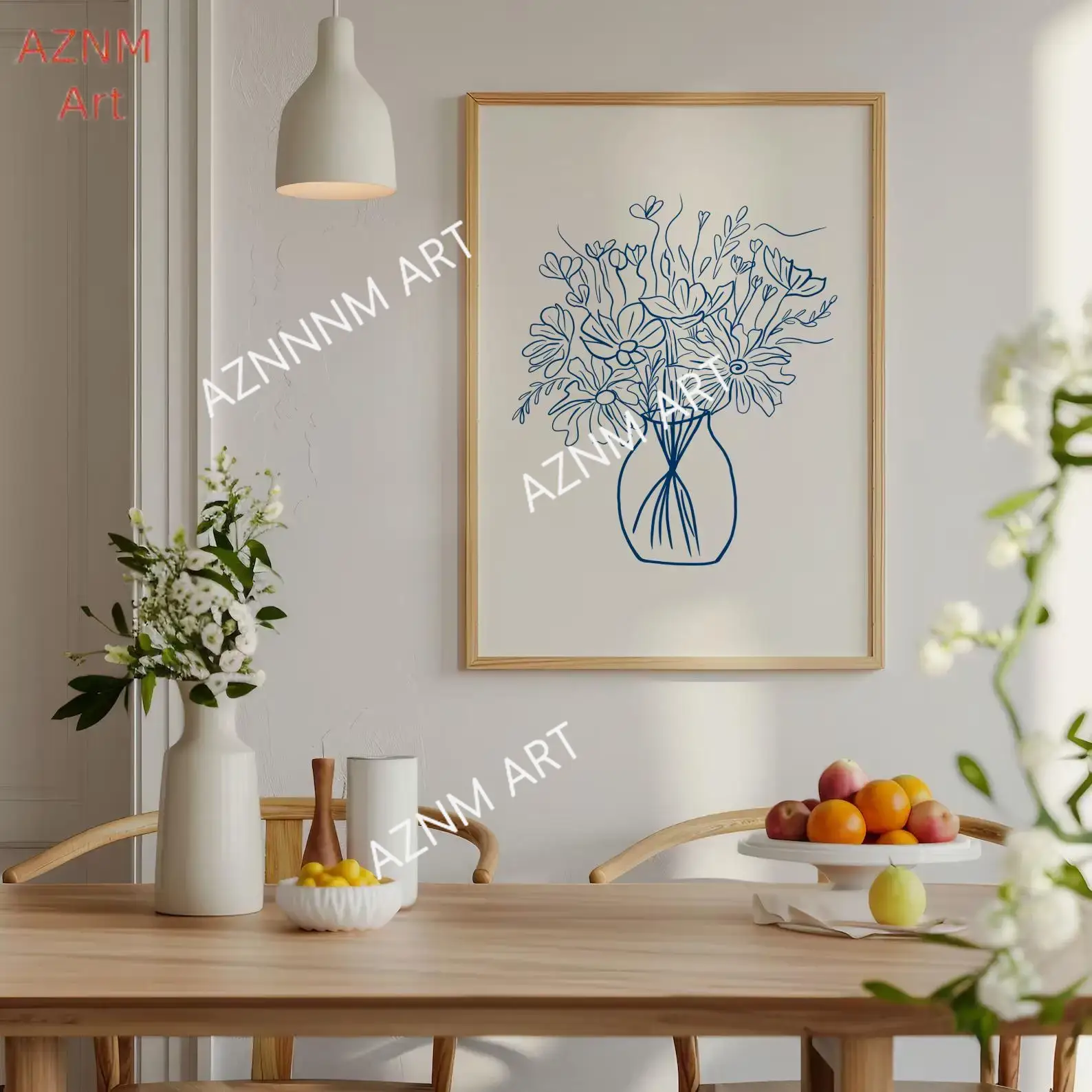 Minimalist Print Aesthetic Pos - Home Decor Minimalist Style ulasan dan harga
