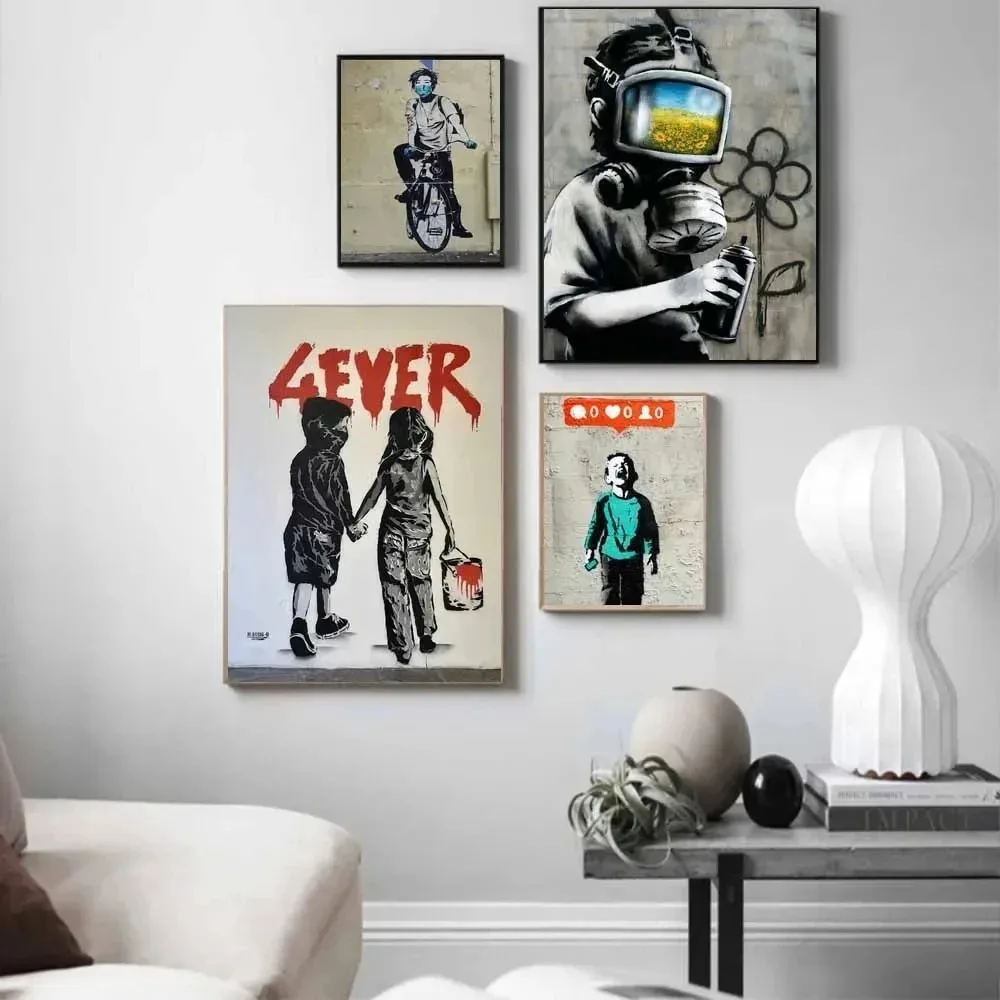 1pc frameless Street Culture G - Home Decor Minimal ulasan dan harga