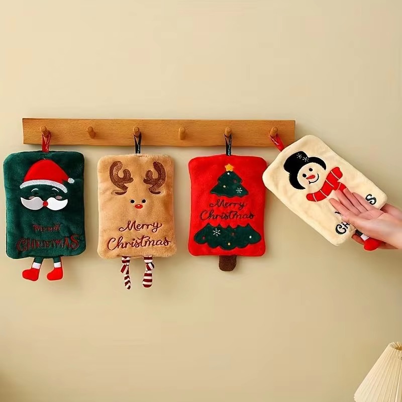 Christmas Hanging Hand Towel C - Home Decor Xmas Gifts ulasan dan harga