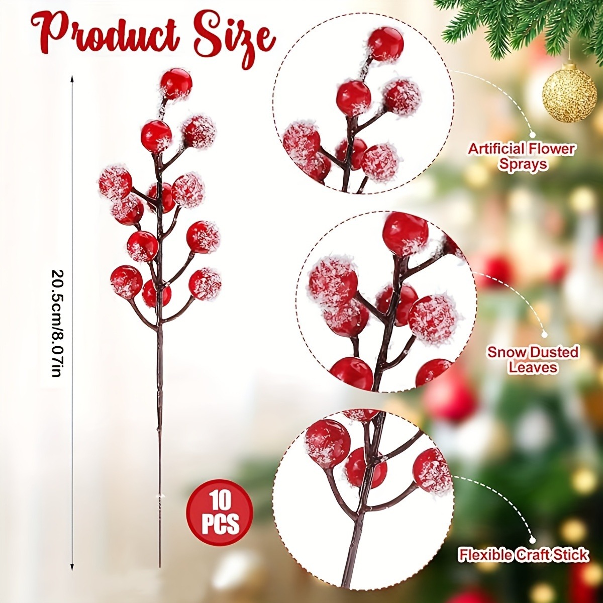 Snow White Artificial Pine Nee - Home Decor Xmas Gifts ulasan dan harga