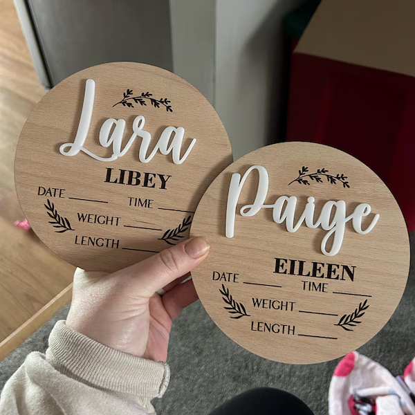1Pc Custom Baby Announcement S - Home Decor Inspo ulasan dan harga