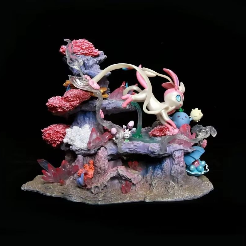 Gk Figure Sylveon Shroomish Cl - Home Decor Statue ulasan dan harga