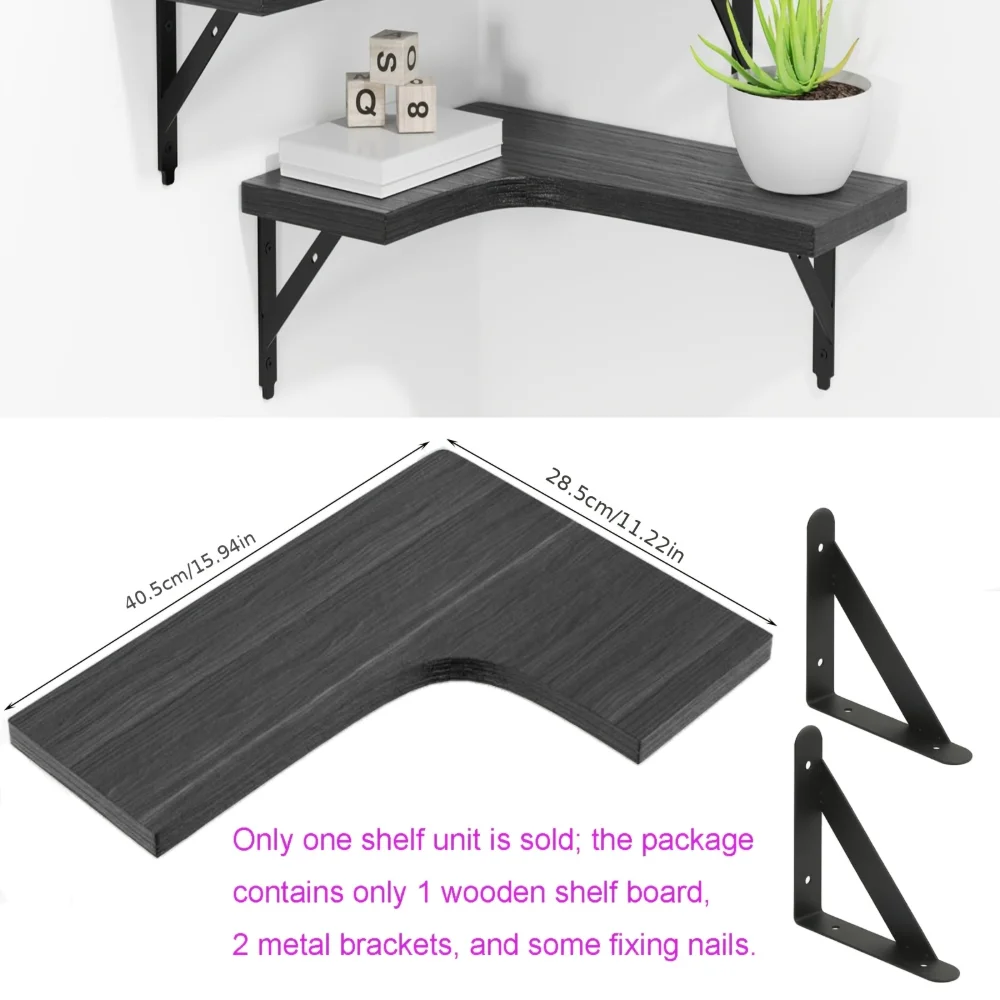 Natural Wood Grain Floating Sh - Floating Shelves ulasan dan harga