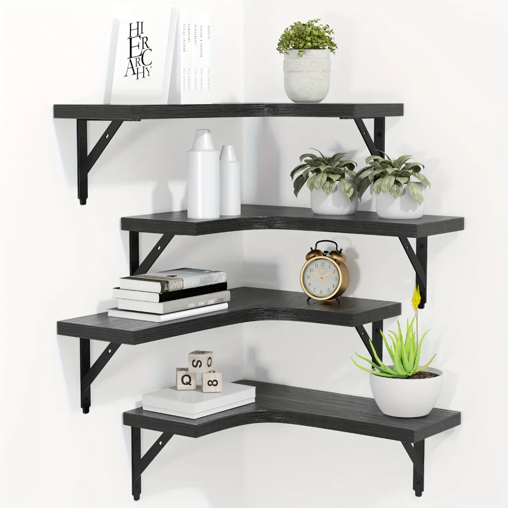Natural Wood Grain Floating Sh - Floating Shelves ulasan dan harga