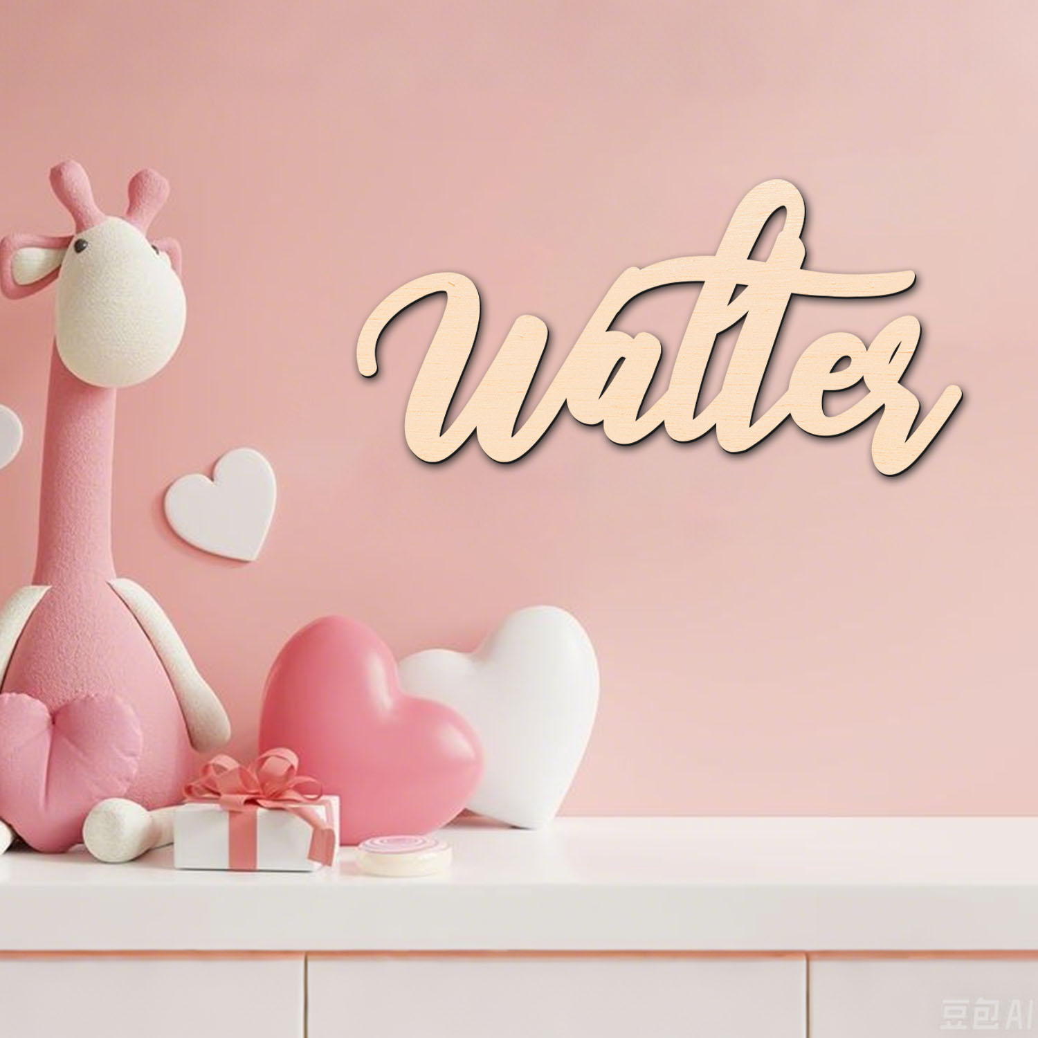 1pc personalized wooden surnam - Home Decor Inspo ulasan dan harga