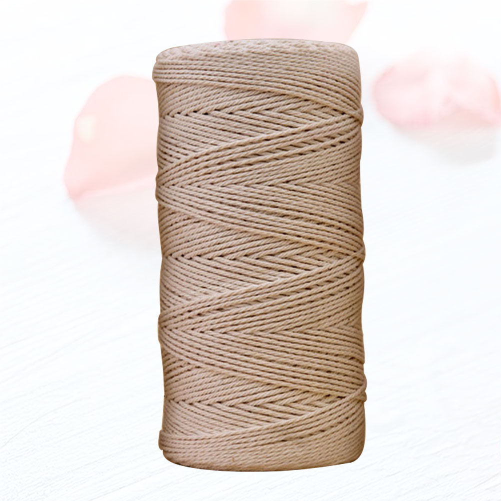 1Pcs Natural Beige Cotton Rope - Macrame Wall Hanging ulasan dan harga