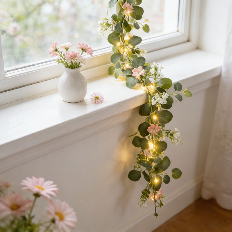 Artificial Eucalyptus Garland  - Home Decor Daisy ulasan dan harga