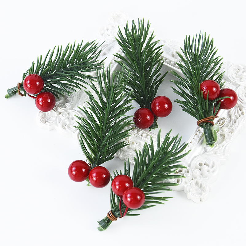 10pcs Christmas Berry Pine Con - Home Decor Xmas Gifts ulasan dan harga