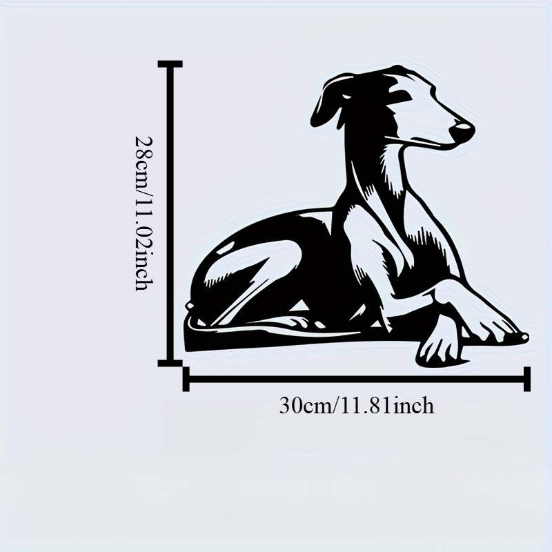 Modern Iron Dog Wall Sculpture - Home Decor Garden Ideas ulasan dan harga