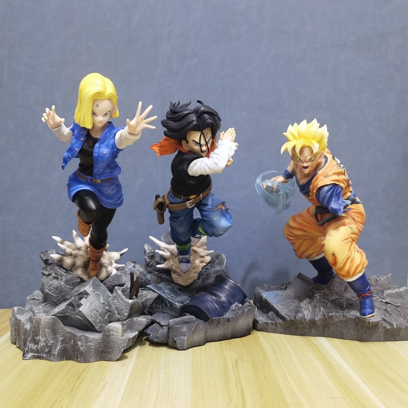 Dragon Ball Super Saiyan Gk Fi - Home Decor Statue ulasan dan harga