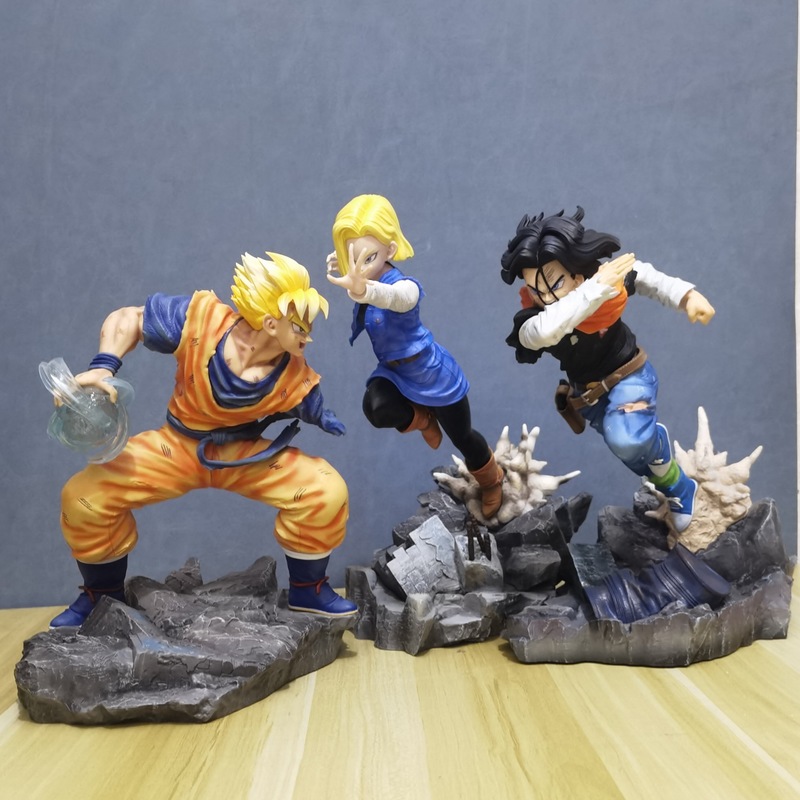 Dragon Ball Super Saiyan Gk Fi - Home Decor Statue ulasan dan harga