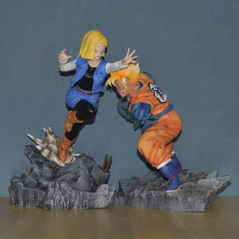Dragon Ball Super Saiyan Gk Fi - Home Decor Statue ulasan dan harga