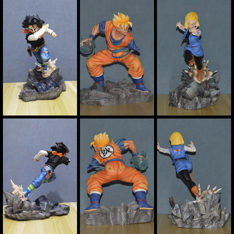 Dragon Ball Super Saiyan Gk Fi - Home Decor Statue ulasan dan harga