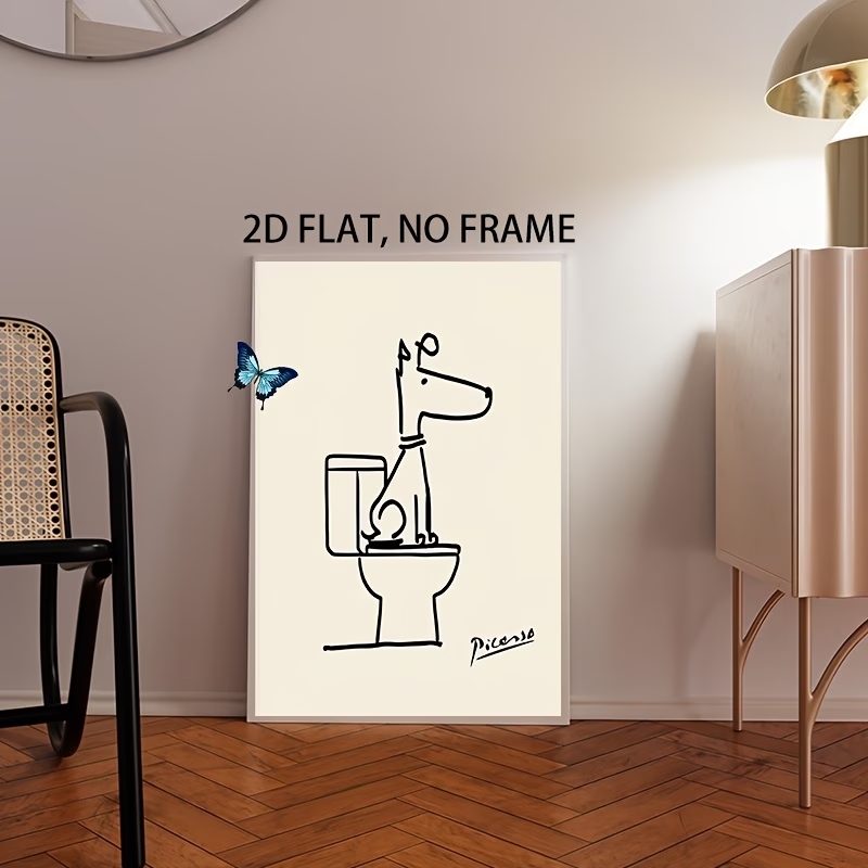 Modern,Retro Fun Dog Toilet Pi - Home Decor Nepal ulasan dan harga