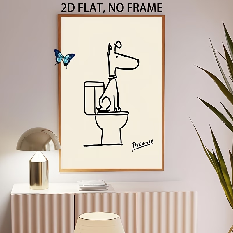 Modern,Retro Fun Dog Toilet Pi - Home Decor Nepal ulasan dan harga