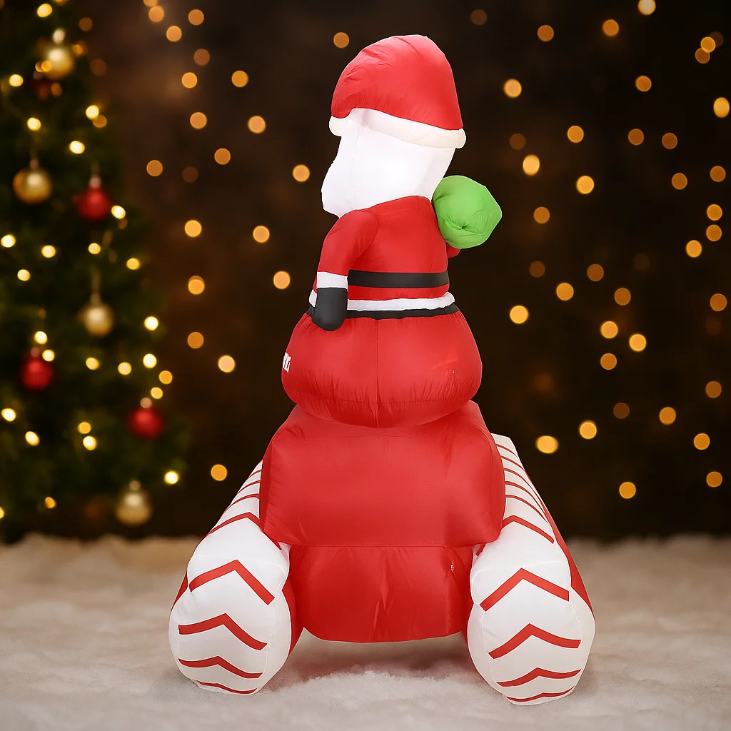 5.91FT Inflatable Toy Santa Ca - Home Decor Xmas Gifts ulasan dan harga