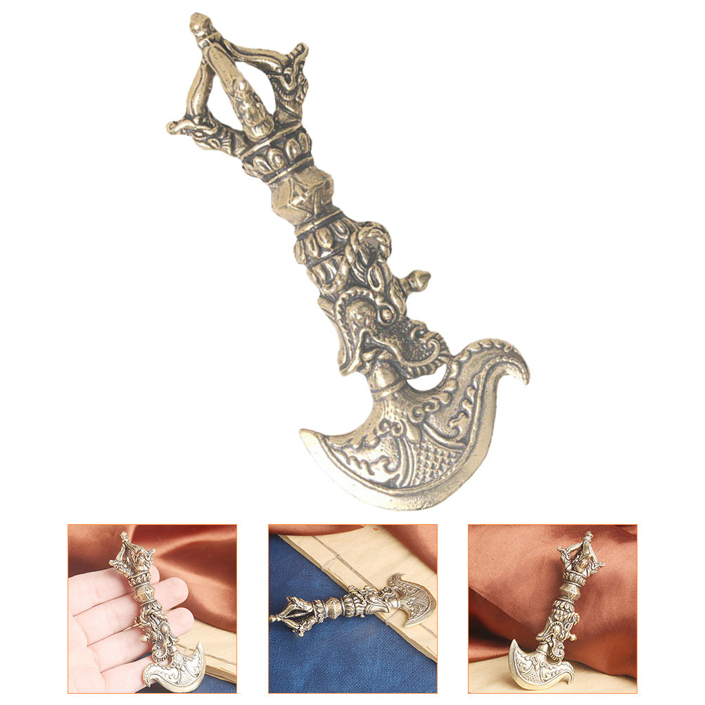 Mini Vajra Pestle Brass Orname - Home Decor Kit ulasan dan harga