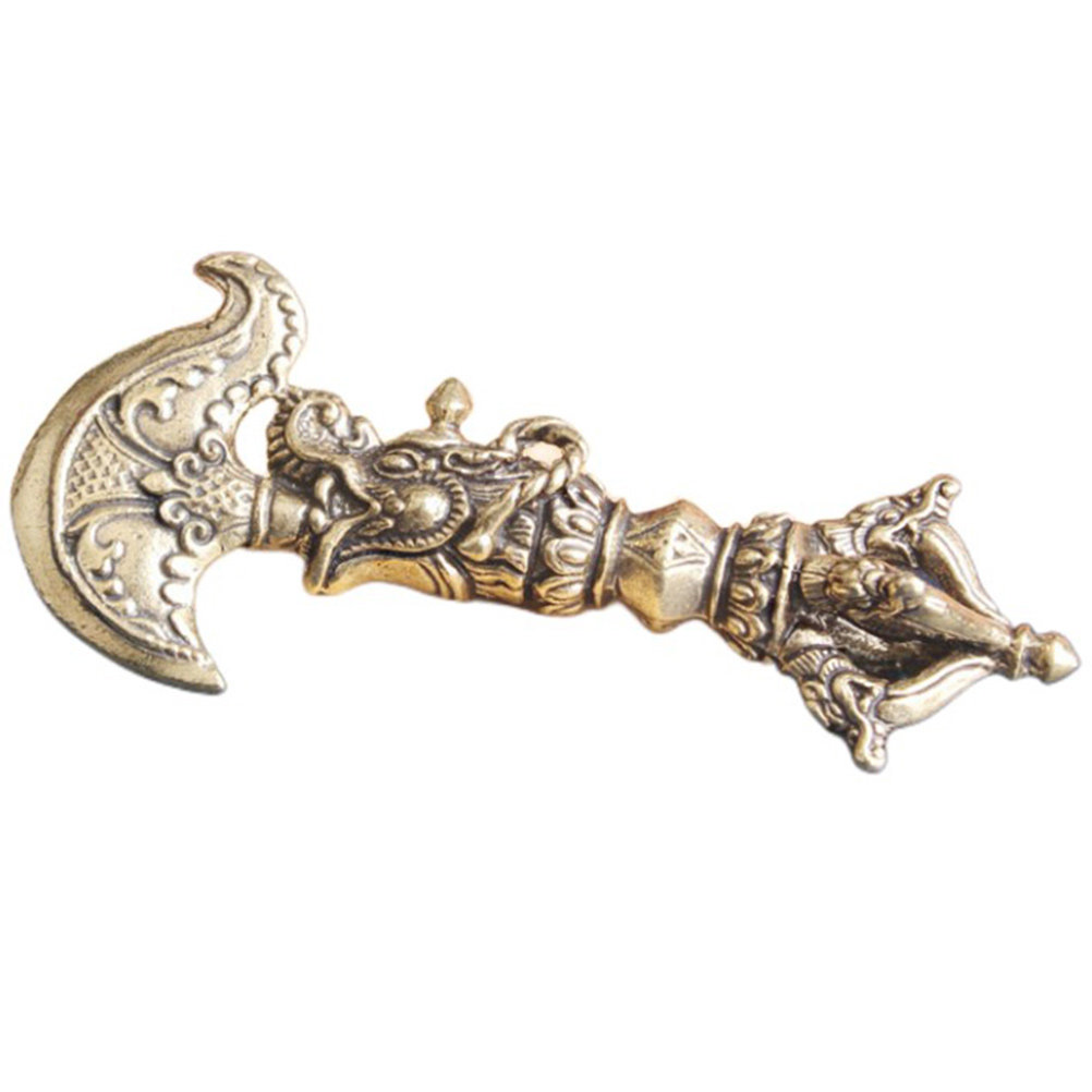 Mini Vajra Pestle Brass Orname - Home Decor Kit ulasan dan harga