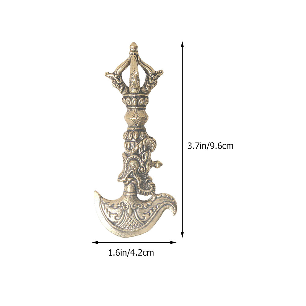Mini Vajra Pestle Brass Orname - Home Decor Kit ulasan dan harga
