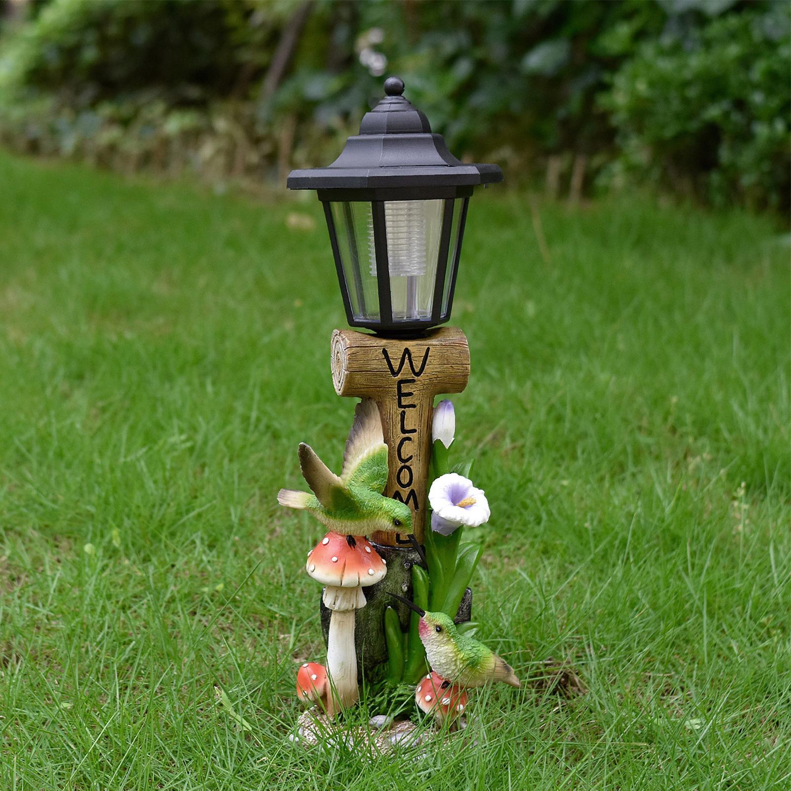 Solar Garden Lights Statue Aut - Home Decor Statue ulasan dan harga