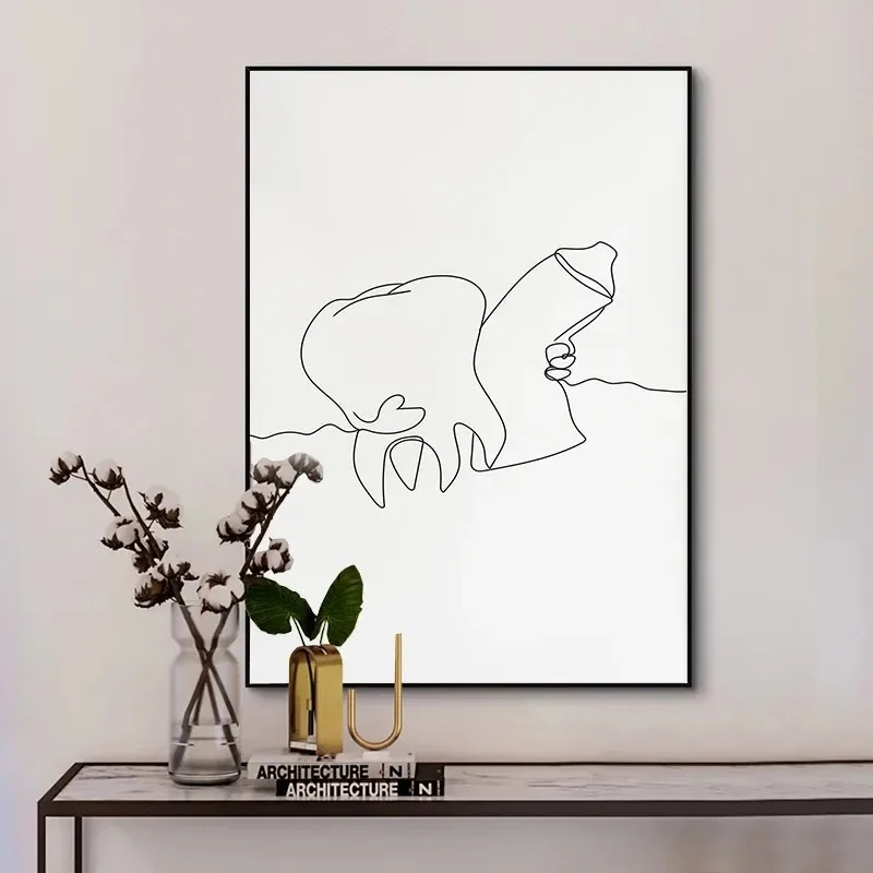 Canvas Painting Wall Art  Pict - Home Decor Minimal ulasan dan harga