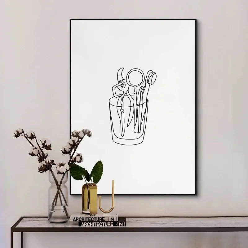 Canvas Painting Wall Art  Pict - Home Decor Minimal ulasan dan harga