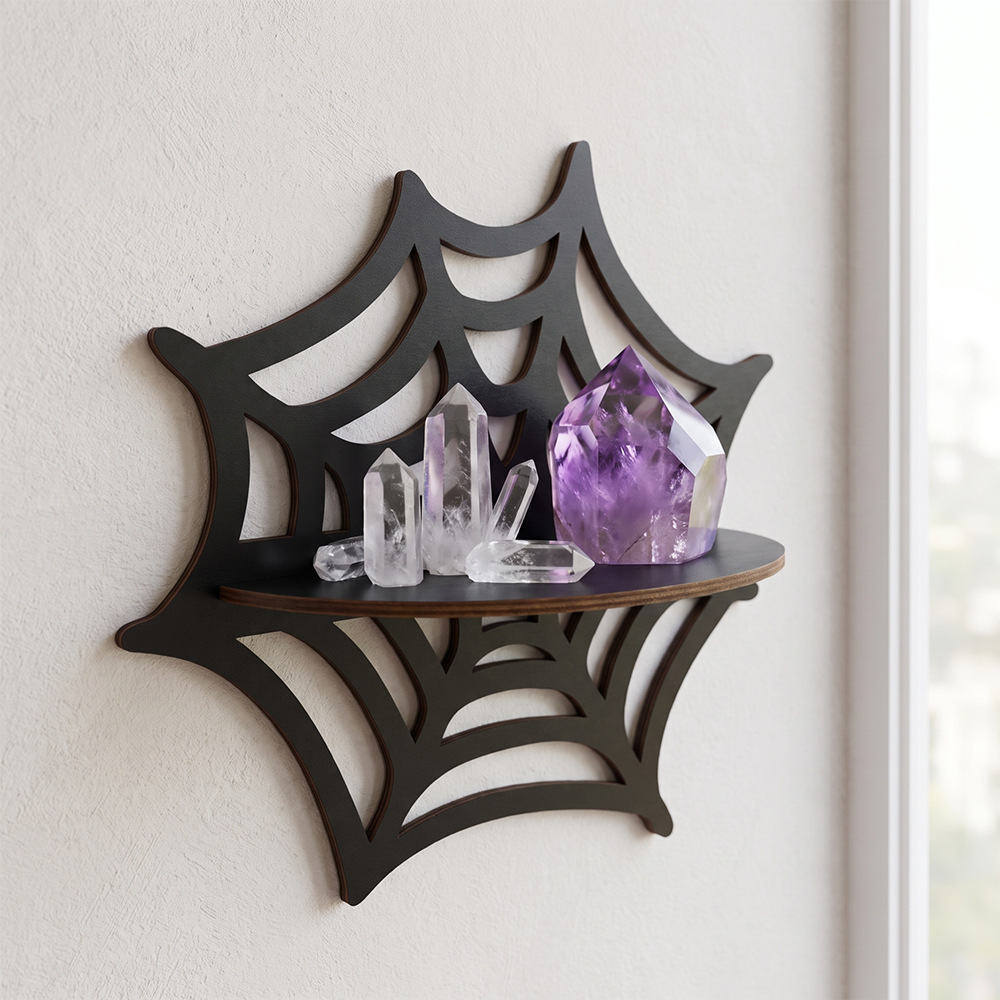 Halloween Wall Shelf Wooden Gh - Floating Shelves ulasan dan harga