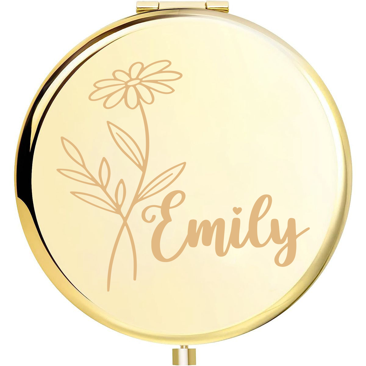 1pc flowers with name laser mi - Home Decor Mirror ulasan dan harga