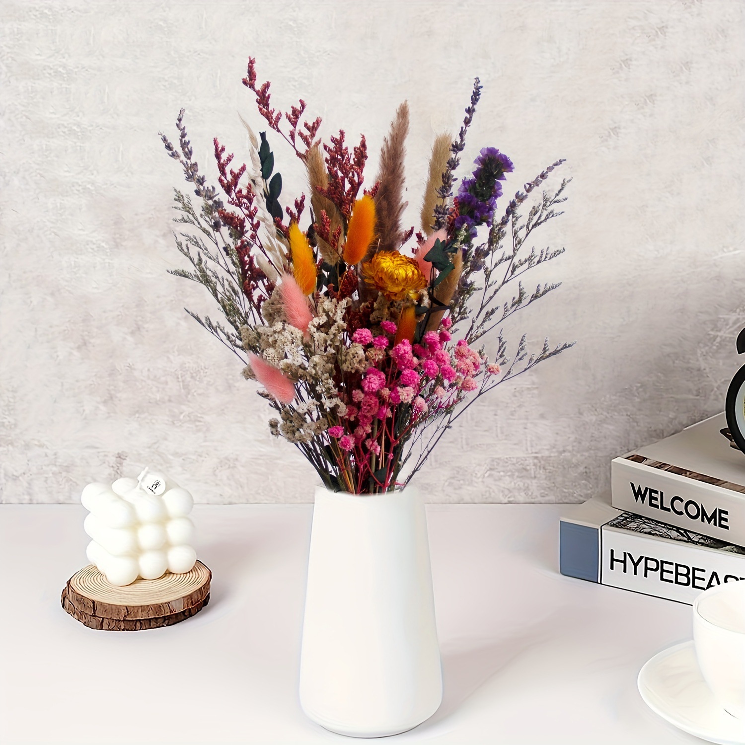 INS Style Dried Baby's Breath  - Home Decor Minimalist Style ulasan dan harga
