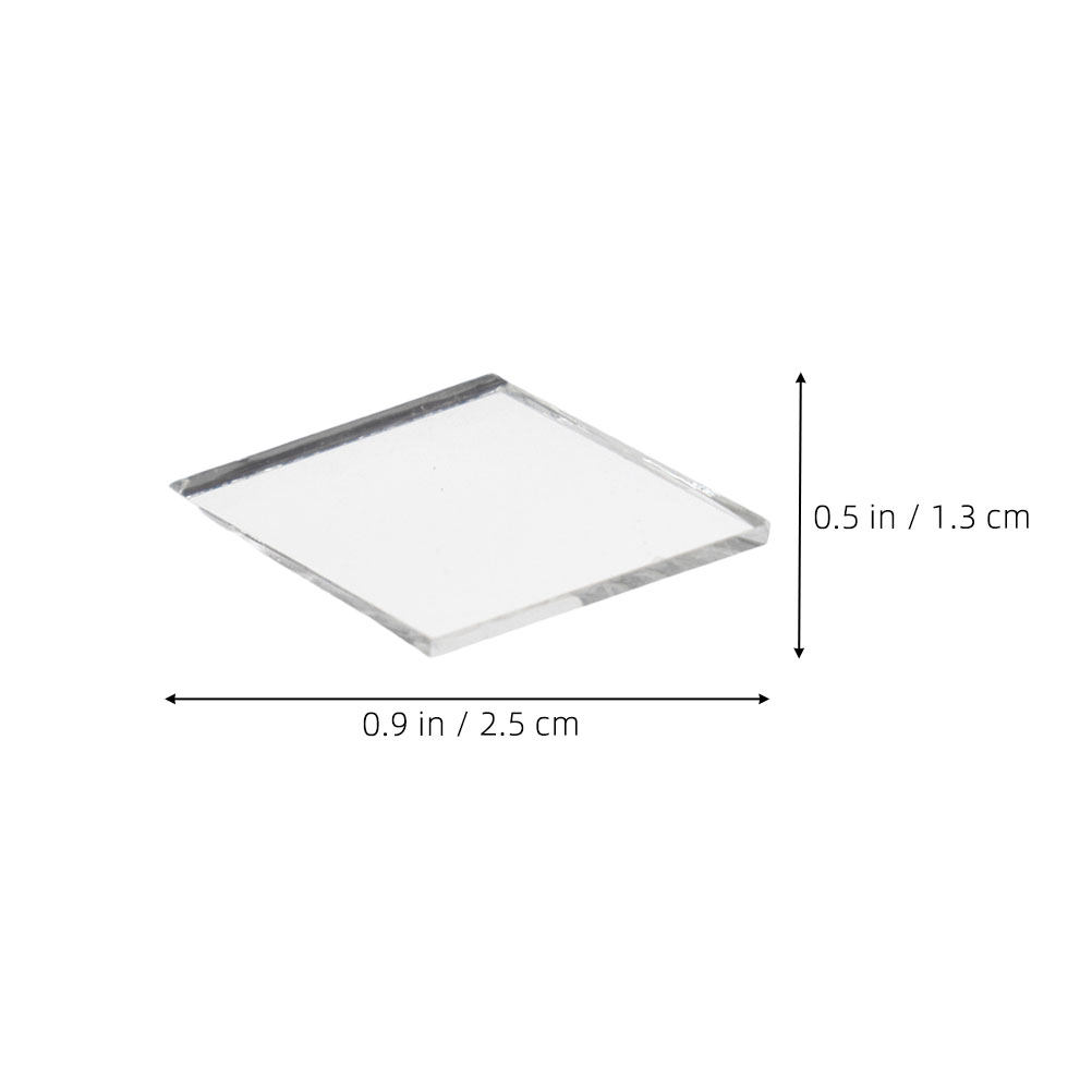 200Pcs Small Rhombic Mirror Ti - Home Decor Mirror ulasan dan harga