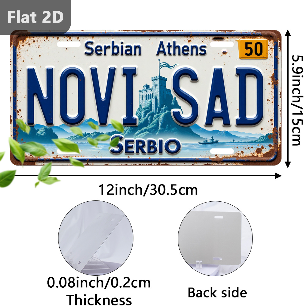 Vintage 2D Tin Sign Novi Sad C - Home Decor Novi Sad ulasan dan harga