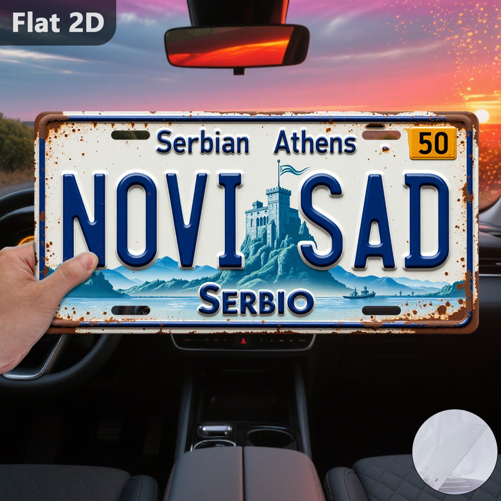 Vintage 2D Tin Sign Novi Sad C - Home Decor Novi Sad ulasan dan harga