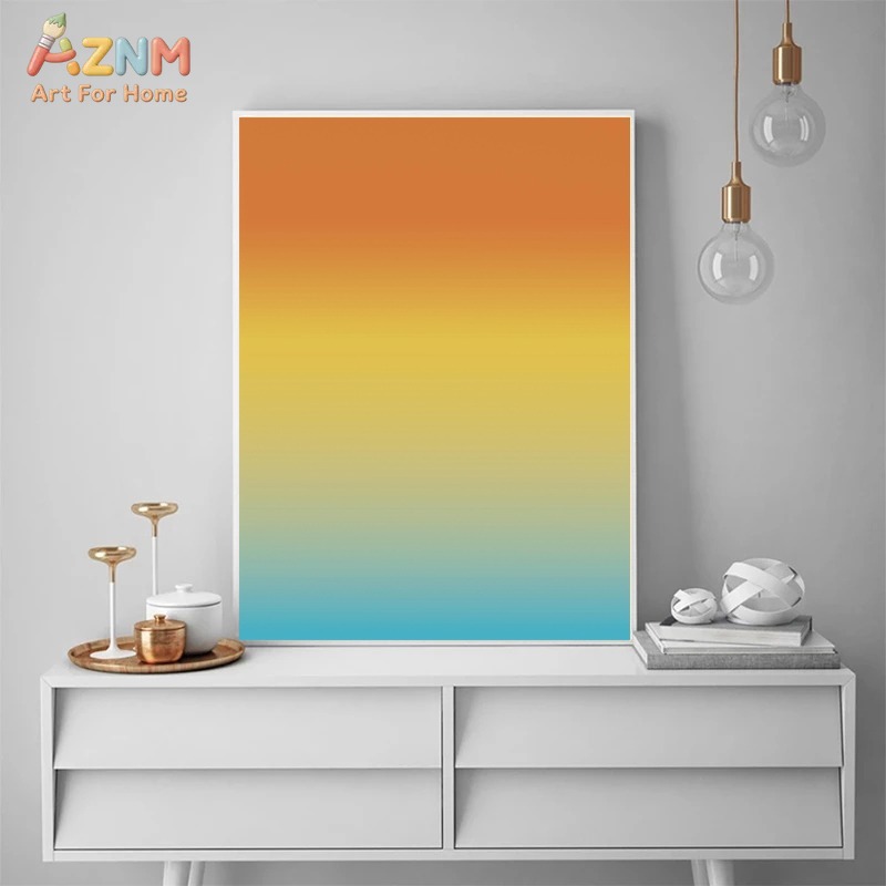 AZNM Modern Abstract Gradient  - Home Decor Minimal ulasan dan harga