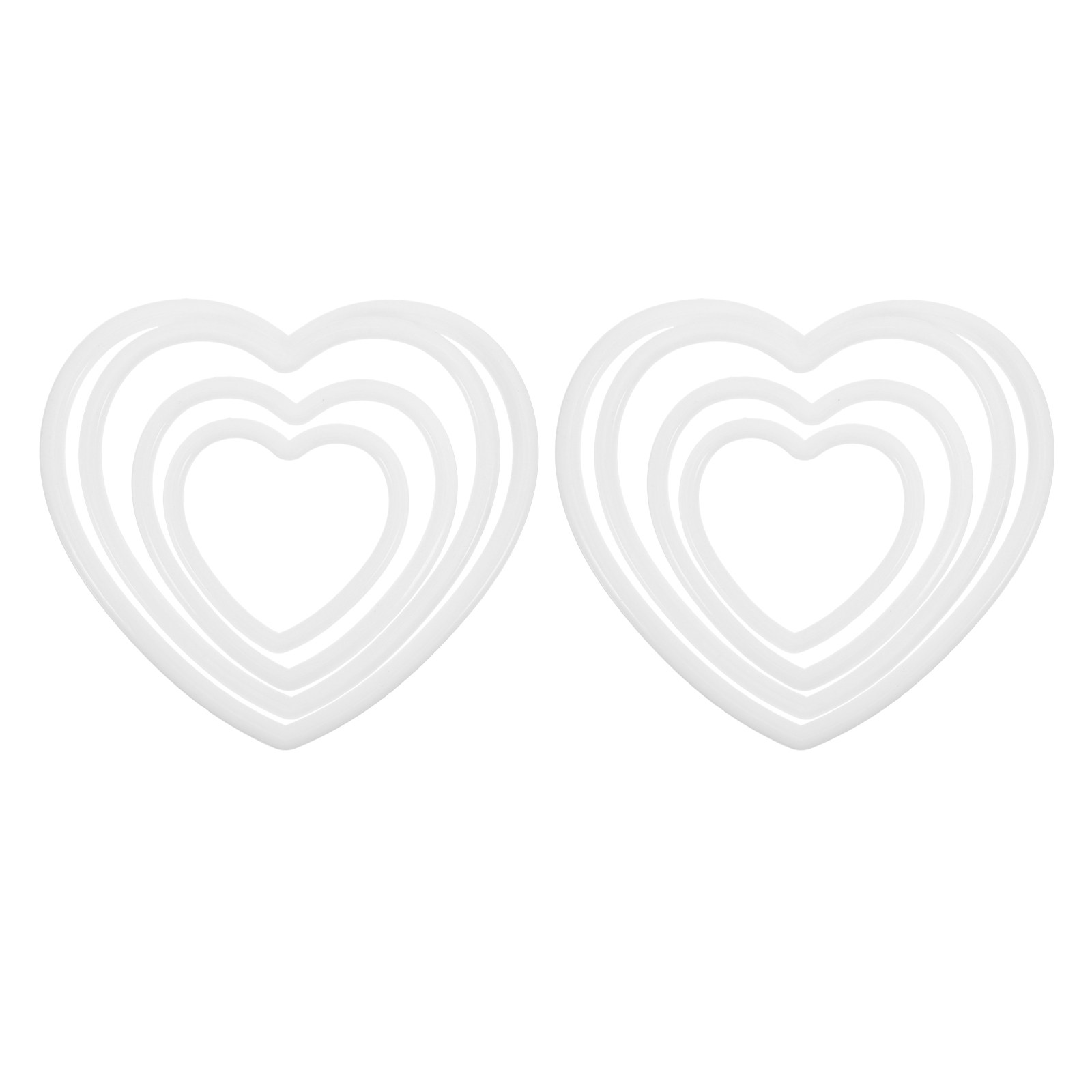 8Pcs Heart Shaped Plastic Drea - Macrame Wall Hanging ulasan dan harga